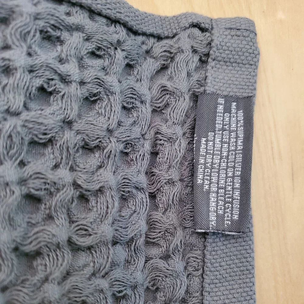 SUTERA Silverthread Hand Towel California Spun Supima Cotton Quick Drying